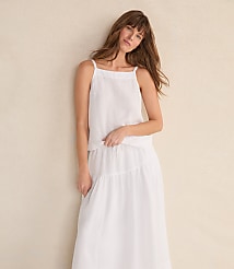 Haven Well Within Linen Tiered Maxi Skirt carousel Product Image 2