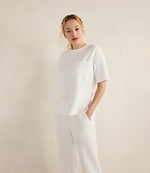 Haven Well Within Cotton Blend Textured Crewneck Tee carousel Product Image 1