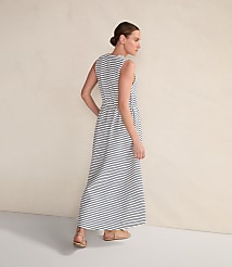 Haven Well Within Cotton Blend Textured Stripe Midi Dress carousel Product Image 2