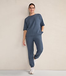 Haven Well Within Cotton Blend Textured Crewneck Tee carousel Product Image 1