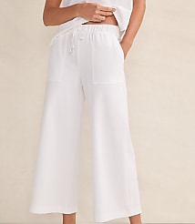 Haven Well Within Organic Cotton Interlock Wide Leg Pants carousel Product Image 1