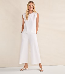 Haven Well Within Organic Cotton Interlock Wide Leg Pants carousel Product Image 2