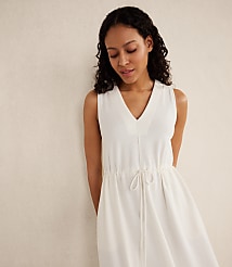 Haven Well Within Cotton Blend Textured Midi Dress carousel Product Image 2