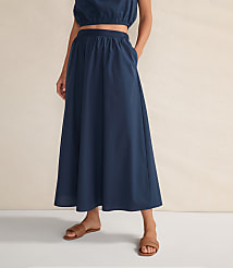 Haven Well Within Organic Cotton Poplin Maxi Skirt carousel Product Image 1