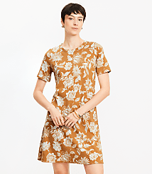 Floral Seamed Mini Dress carousel Product Image 1