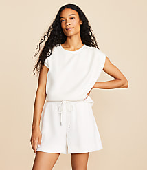 Lou & Grey Scubasoft Pleated Muscle Tee carousel Product Image 1