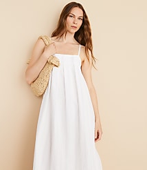 Lou & Grey Seersucker Pleated Maxi Pocket Dress carousel Product Image 2