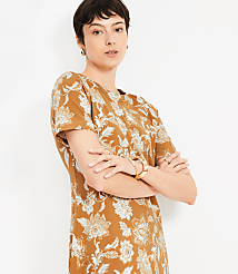 Floral Seamed Mini Dress carousel Product Image 2