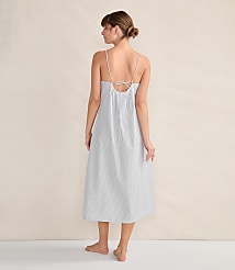 Haven Well Within Organic Cotton Poplin Delicate Stripe Sleep Dress carousel Product Image 2