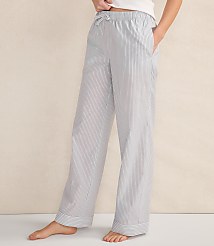 Haven Well Within Organic Cotton Poplin Striped Sleep Pants carousel Product Image 1