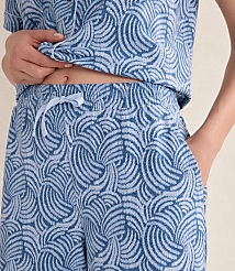 Haven Well Within Organic Cotton Jersey Abstract Wave Sleep Set carousel Product Image 4
