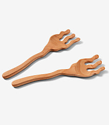 Areaware Serving Friends Wavy Wooden Spoons carousel Product Image 1