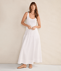 Haven Well Within Organic Cotton Linen Scoop Neck Tank carousel Product Image 3