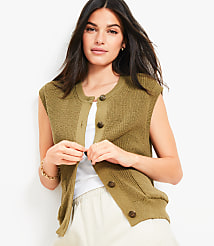 Ribbed Pocket Sweater Vest carousel Product Image 2