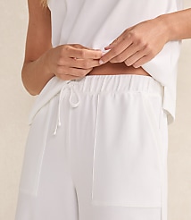 Haven Well Within Organic Cotton Interlock Wide Leg Pants carousel Product Image 3