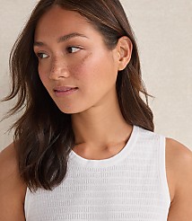 Haven Well Within Organic Cotton Linear Stitch Scoop Neck Tank carousel Product Image 3