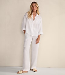 Haven Well Within Linen Scoop Neck Tunic carousel Product Image 2