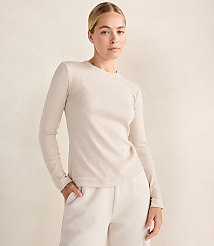 Haven Well Within Essential Organic Cotton Long Sleeve Tee carousel Product Image 1