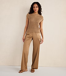 Haven Well Within Organic Cotton Open Stitch Short Sleeve Sweater carousel Product Image 3