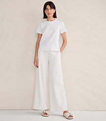 Haven Well Within Organic Cotton Rib Knit Wide Leg Pants carousel Product Image 2