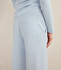 Haven Well Within Organic Cotton Rib Knit Wide Leg Pants carousel Product Image 3