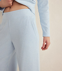 Haven Well Within Organic Cotton Rib Knit Wide Leg Pants carousel Product Image 4