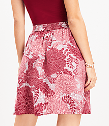 Floral Button Mini Skirt carousel Product Image 3