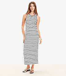 Striped Racerback Midi Dress carousel Product Image 2