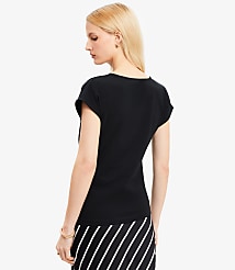 Petite Shirred Tee carousel Product Image 3