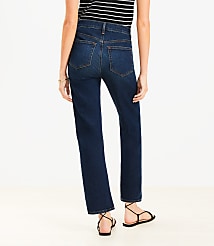 Curvy Mid Rise Slim Jeans in Rich Dark Indigo Wash carousel Product Image 2