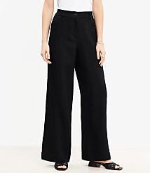 Petite Seamed Wide Leg Pants carousel Product Image 3
