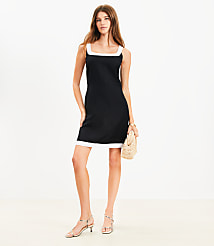 Linen Blend Mini Tank Dress carousel Product Image 1