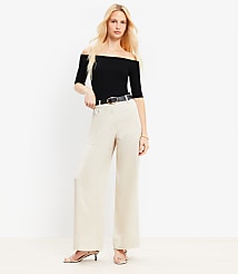 Seamed Wide Leg Pants carousel Product Image 1