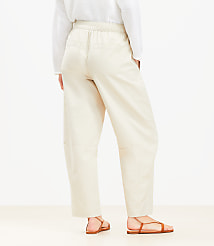 Pull On Barrel Pants in Twill carousel Product Image 3