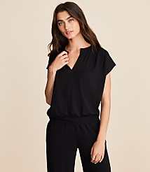 Lou & Grey Signaturesoft Split Neck Top carousel Product Image 1
