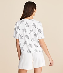 Lou & Grey Leafed Essential Modal Tee carousel Product Image 2