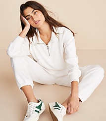 Lou & Grey Scubasoft Half Zip Top carousel Product Image 1