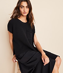 Lou & Grey Ribbed Pocket Wedge Sweater carousel Product Image 2