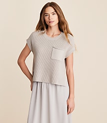 Lou & Grey Ribbed Pocket Wedge Sweater carousel Product Image 1