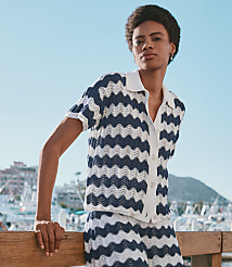 Lou & Grey Wavy Pointelle Shirt carousel Product Image 1