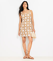 Tall Crochet Tank Mini Dress carousel Product Image 2