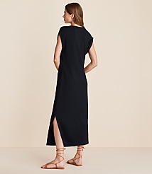 Lou & Grey Scubasoft Muscle Tee Midi Pocket Dress carousel Product Image 3