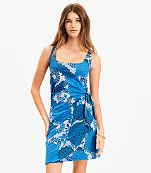 Petite Floral Sarong Mini Dress carousel Product Image 2