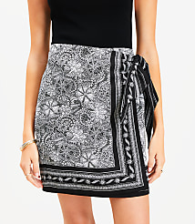 Petite Deco Mini Wrap Skirt carousel Product Image 3