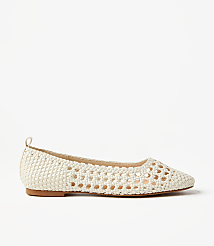 Crochet Chain Ankle Strap Ballet Flats carousel Product Image 2
