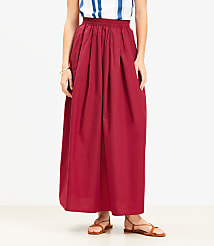Petite Poplin Pleated Maxi Pocket Skirt carousel Product Image 3