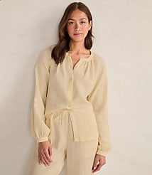 Haven Well Within Organic Cotton Gauze Long Sleeve Top carousel Product Image 1