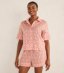 Haven Well Within Organic Cotton Poplin Ikat Sleep Set carousel Product Image 2