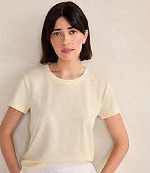 Haven Well Within Organic Cotton Slub Crewneck Tee carousel Product Image 1