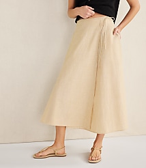 Haven Well Within Organic Cotton Linen Wrap Skirt carousel Product Image 1